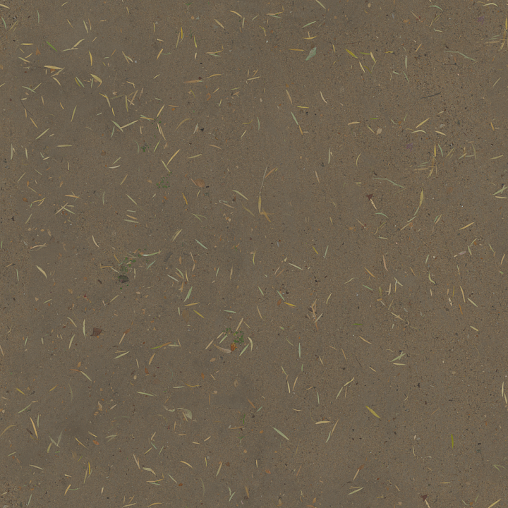 Sand Leaves Dirt seamless PBR texture preview