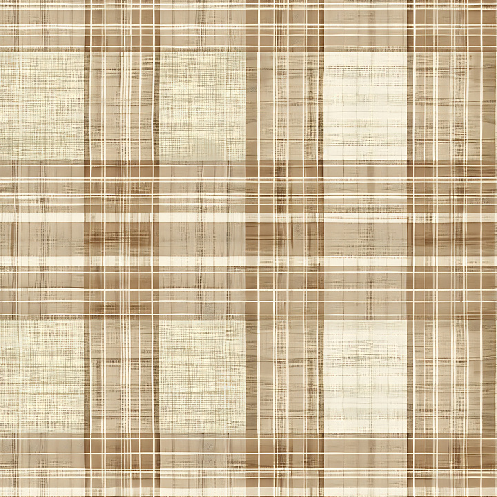 Beige Woven Plaid Fabric Pattern seamless PBR texture preview