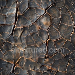 seamless Seamless 3D PBR Texture of Cracked Vintage Brown Leather with Aged Patina texture 8k free download PBR