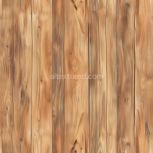 Preview — Seamless 3D PBR Texture of Rustic Pine Wood Floor with Natural Knots and Grain