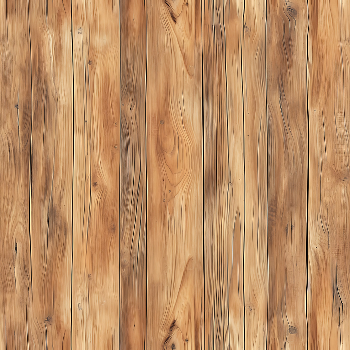 Rustic Pine Wood Floor with Natural Knots and Grain seamless PBR texture preview