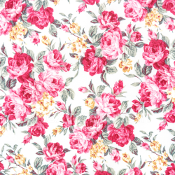 seamless Seamless 3D PBR Fabric Texture Featuring Pink and Red Rose Pattern texture 8k free download PBR