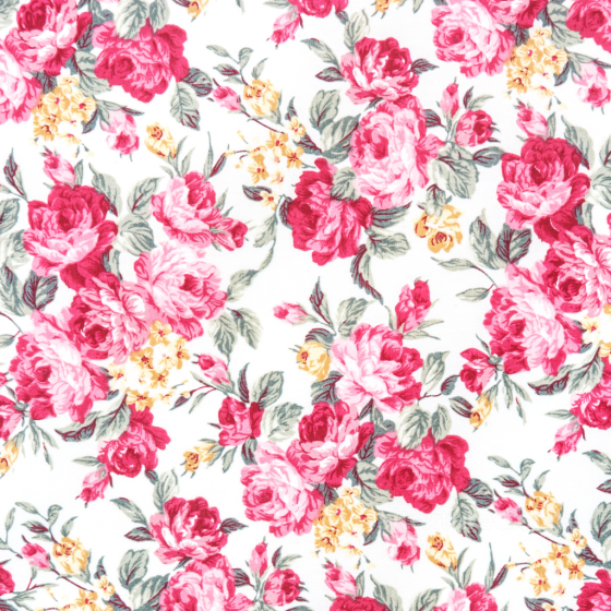 Fabric Texture Featuring Pink and Red Rose Pattern Wild Flower texture preview