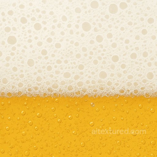 Transparent Beer Foam Seamless Texture seamless Foam PBR texture