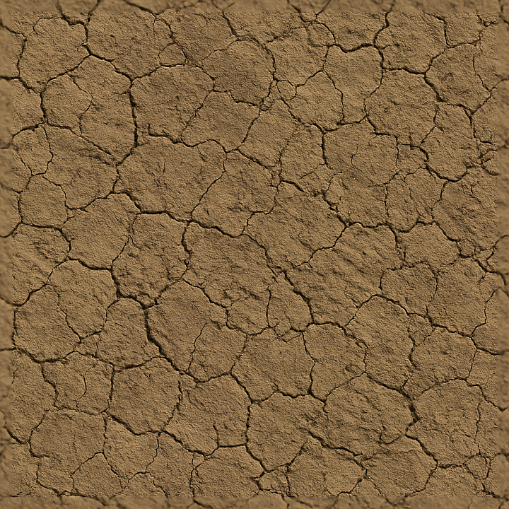 Hard Mud Crust With Dense Mud Aggregates seamless PBR texture preview