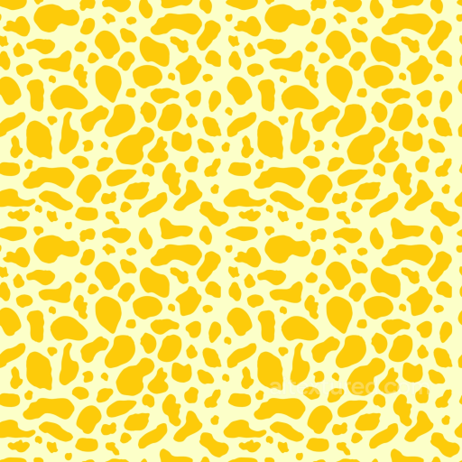 Yellow Leopard Print Fabric Texture with Bold Spots seamless Leopard Print PBR texture