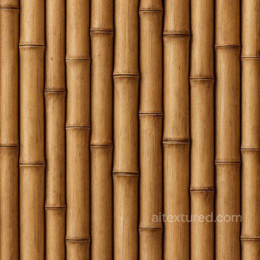 Realistic Bamboo Seamless Texture seamless Basic-materials PBR texture