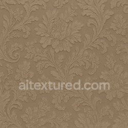 seamless Seamless 3d texture pbr 8k wallpaper with vintage floral damask embossed design texture 8k free download PBR