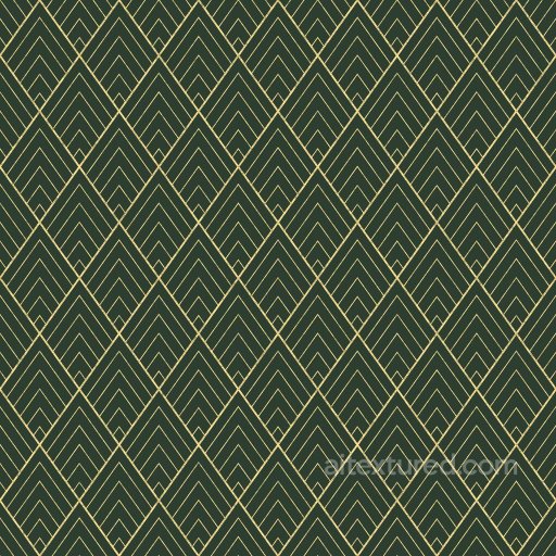 Green Wallpaper with Shiny Diamond Golden Pattern | Free PBR seamless Paper PBR texture