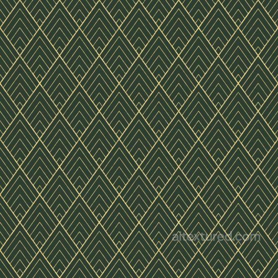 Green Wallpaper with Shiny Diamond Golden Pattern | Free PBR Paper texture preview