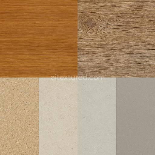 Seamless 3d texture pbr 8k polished wood surface with varnished wood and knotted wood grain