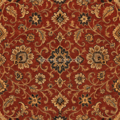 Patterned Oriental Carpet Texture Seamless 1024X1024