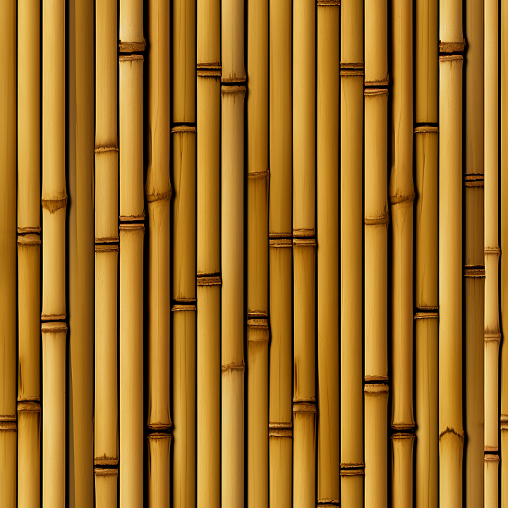 Bamboo Featuring Vertical Culms in Warm Tan Hue seamless PBR texture preview