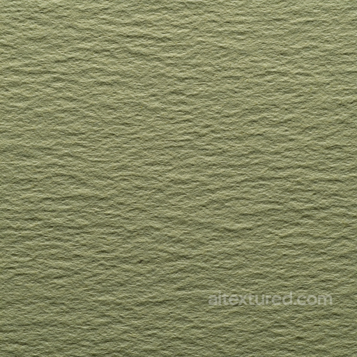 Felt PBR Texture Featuring Dense Soft Olive Green Fibers seamless Felt PBR texture
