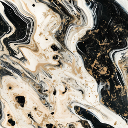 seamless Seamless 3D Champagne and Black Marble PBR Texture with Bold Veins & Gold Speckles texture 8k free download PBR