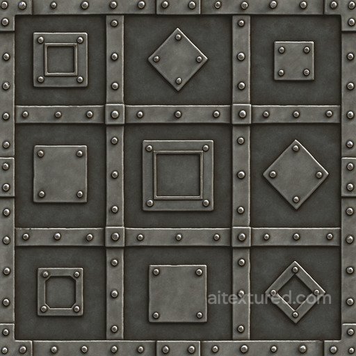 Stylized Metal Seamless Texture seamless Metal PBR texture