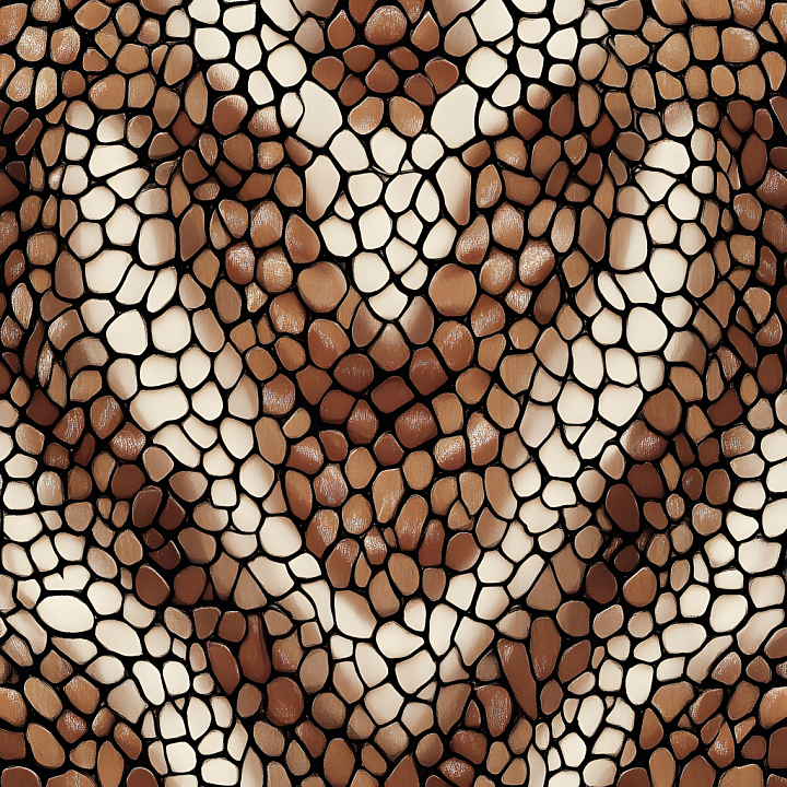Stylized Porous Skin Featuring Glossy Patches and Organic Patterning seamless PBR texture preview