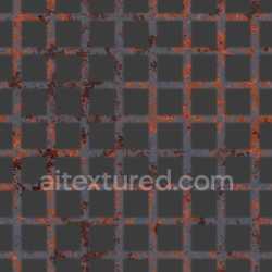 seamless Metal Walkway Seamless Tileable Pbr Texture Rough Dark Rusted Industrial texture 8k free download PBR