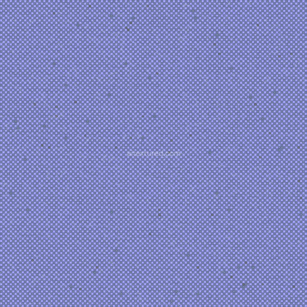 Seamless PBR fabric texture with a smooth blue pattern