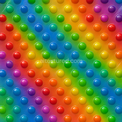 Seamless 3d texture pbr 8k dotted pattern furniture plastic surface with vibrant colors and glossy finish