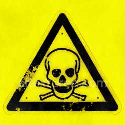 seamless Warning Sign Toxic Hazard Danger Triangle Black Yellow Graphic Symbol texture 8k free download PBR