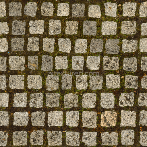 Rough Weathered Dirty — Weathered Dirty Stones Pathway Rocks Worn — PBR seamless 3D texture