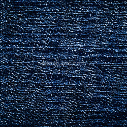 Seamless 3D Cracked Denim Fabric PBR Texture with Fine Worn Details