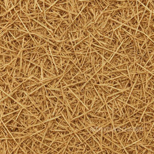 Compact Haystack Seamless Texture seamless Hay-straw PBR texture