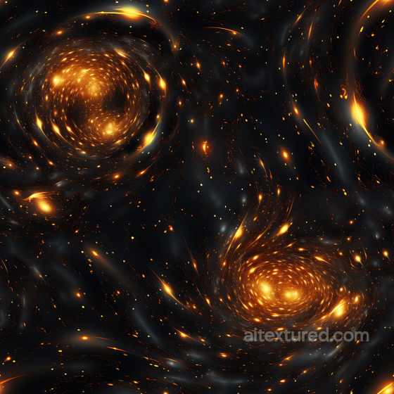 Space PBR Texture Featuring Glowing Cosmic Vortexes and Dark Energy Flows Star, space, planets texture preview