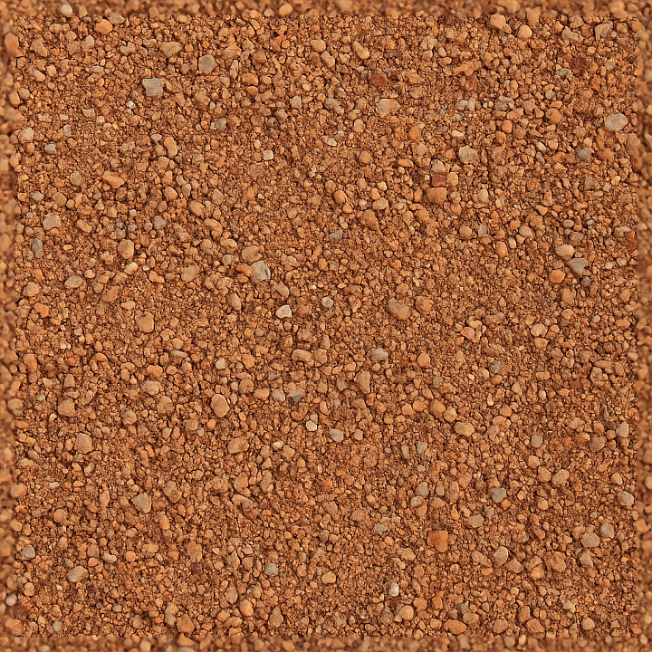 Of Desert Gravel With Coarse Gravel And Reddish Tones seamless PBR texture preview