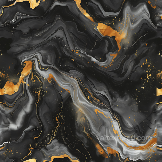 Black Marble PBR Texture Featuring Dramatic Gold Vein Patterns Marble texture preview