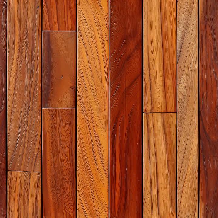 Exotic Hardwood Floor with Natural Grain Variation Wood seamless PBR texture preview