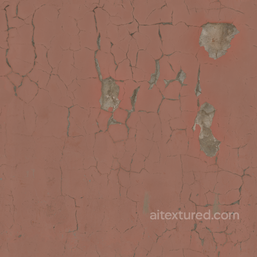 Peeling Painted Wall seamless Concrete PBR texture