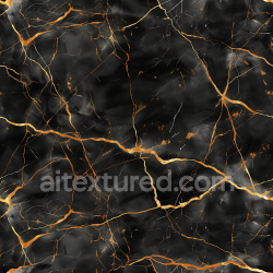 seamless Seamless 3D Black Marble PBR Texture Featuring Polished Surface and Gold Veins texture 8k free download PBR