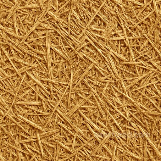 Solid Straw Seamless Texture seamless Hay-straw PBR texture