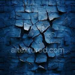 seamless Seamless 3D Cracked and Peeling Blue Paint PBR Texture with Chunked and Jagged Fractures texture 8k free download PBR