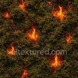 seamless Burning Moss Texture texture 8k free download PBR
