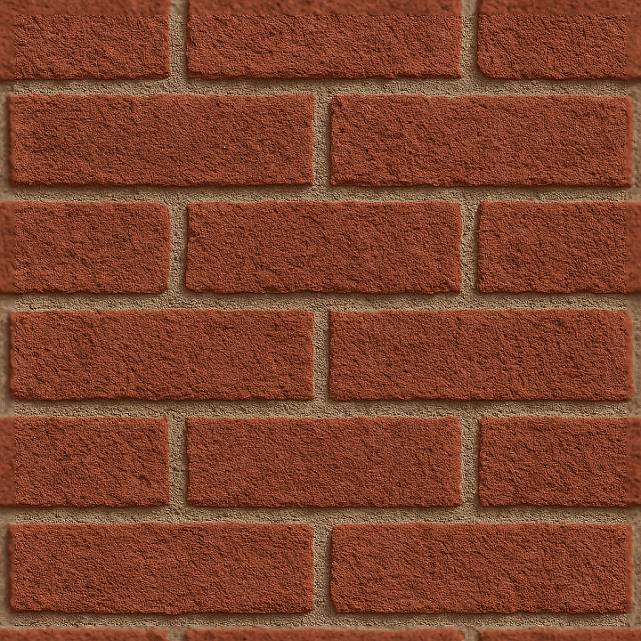 Firebrick Dense Rough Industrial Wall Surface Brick seamless PBR texture preview