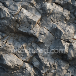 seamless Seamless 3D fractured cliff rock PBR texture with detailed cracks and jagged surfaces texture 8k free download PBR