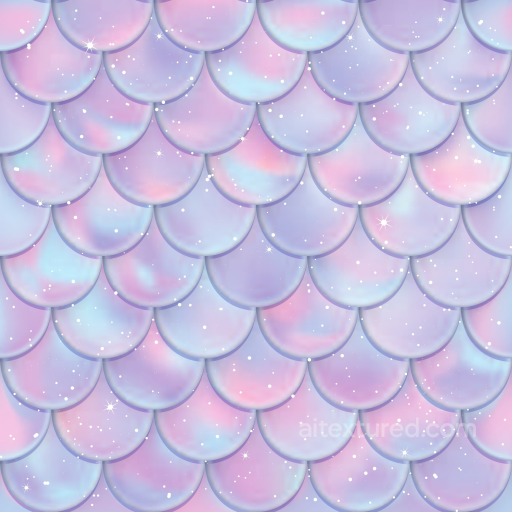 Pastel Mermaid Scale Texture with Sparkling Accents seamless Mermaid Scale  PBR texture