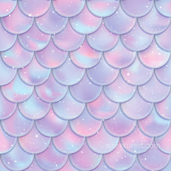 Pastel Mermaid Scale Texture with Sparkling Accents Mermaid Scale texture preview