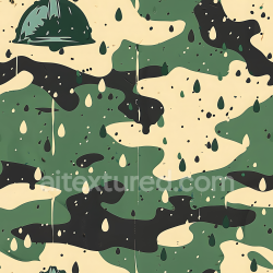 seamless Seamless 3D Jungle Camouflage PBR Texture with Organic Paint Splatter Pattern texture 8k free download PBR