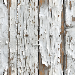 seamless Seamless 3D Weathered White Painted Wood Planks PBR Texture with Peeling Paint and Natural Grain texture 8k free download PBR