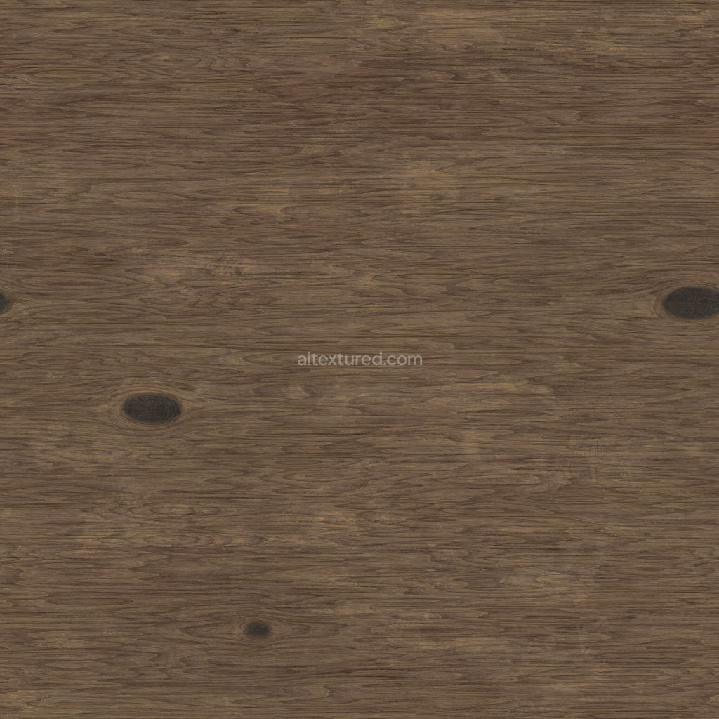 Seamless PBR wood texture with rich grain details