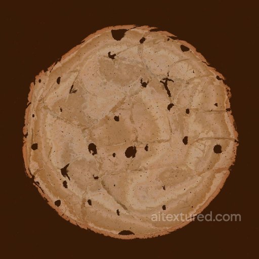 Baked Cookie Texture with Chocolate Chips | Free PBR seamless Food PBR texture