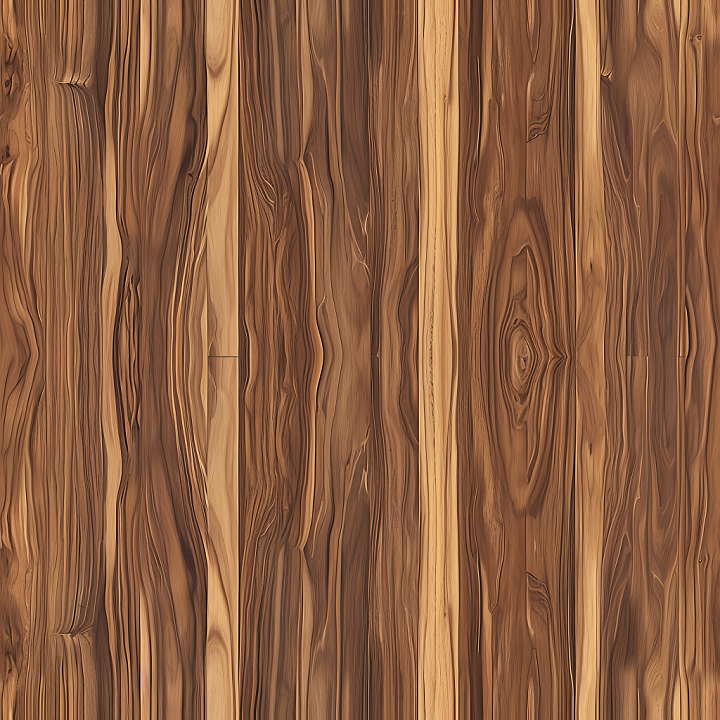 Rustic Hickory Wood Floor with Knots and Grain Detail seamless PBR texture preview