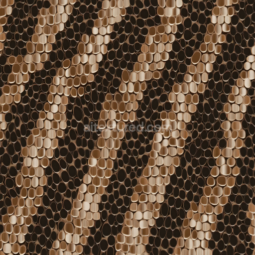 Seamless 3D Scaly Skin PBR Texture with Realistic Organic Pattern and Depth