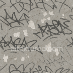 seamless Seamless 3d texture pbr 8k graffiti tags and scratch graffiti with sticker residue and torn paper texture 8k free download PBR
