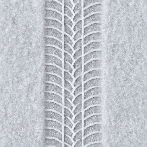 Snow Track Icy Tire Print Snow Tire Print Compact Trail Tire Pattern Detail seamless Tire prints PBR texture