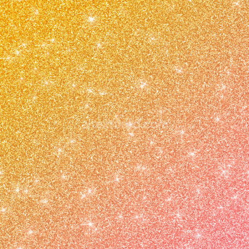 Seamless 3D PBR Glitter Texture with Warm Gold to Pink Gradient Sparkle